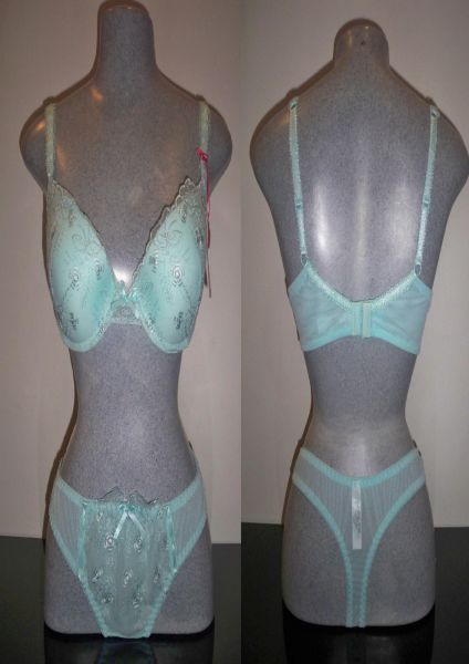 Conjunto lingerie - Azul claro